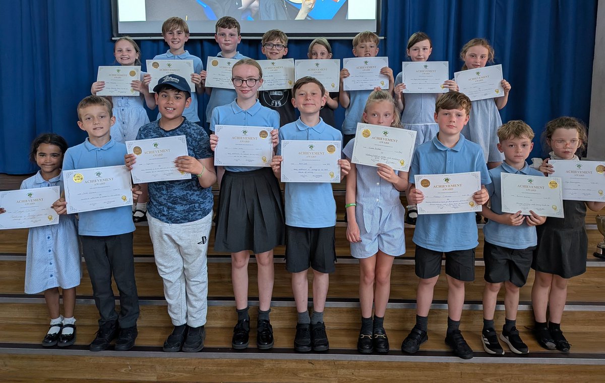 Well done to this week's Achievement Award winners. We are very proud of you all. ✨🤩