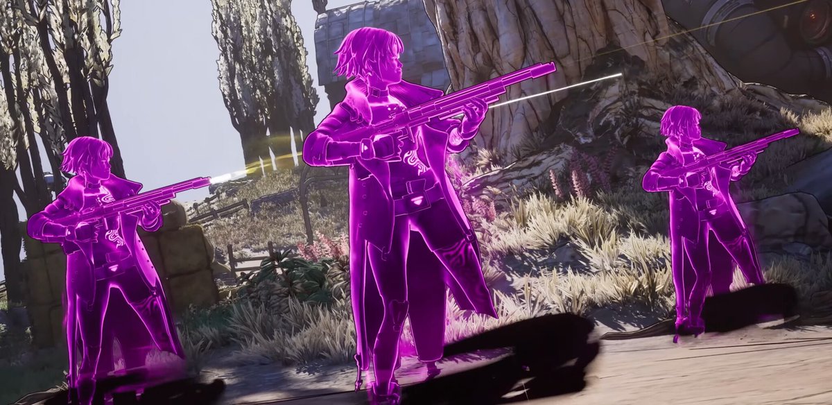 JVCom's tweet photo. Borderlands 4 présente Vex la Sirène, un des 4 personnages jouables !

- ses pouvoirs se sont éveillés en plein Black Friday (oui)
- invoquez la Faucheuse
- appelez votre félin cauchemardesque pour un petit coup de main (ou de patte)
- transformez-vous pour semer le chaos sur le champ de bataille
- utilisez vos orbes pour décimer vos adversaires