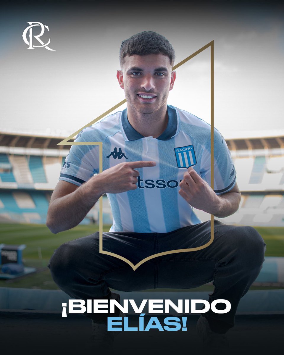 Elías #Torres fue presentado oficialmente como nuevo refuerzo de #RACING.

Proveniente de #Aldosivi, el delantero de 24 años firmó contrato hasta diciembre de 2029. La Academia adquirió el 80% de su ficha.

¡BIENVENIDO AL PRIMER GRANDE! 👋🏼