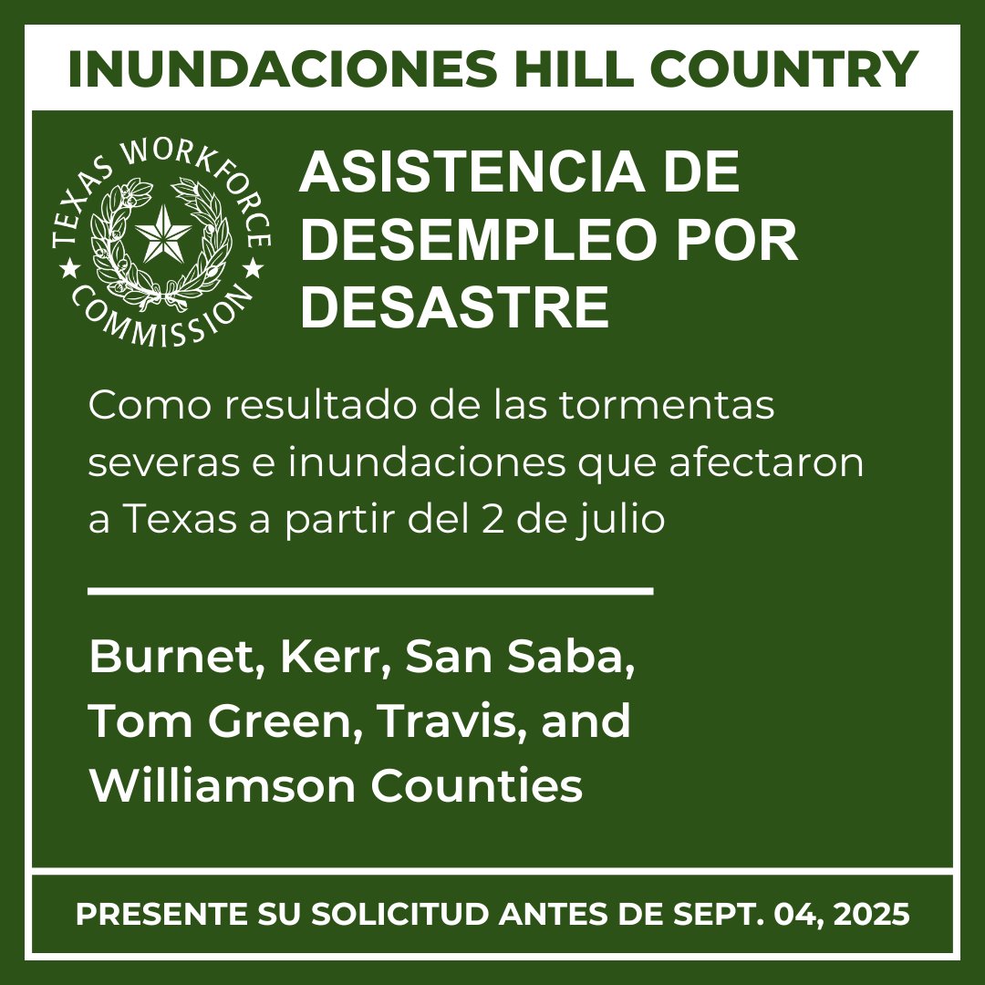 Texas Workforce Commission tweet media