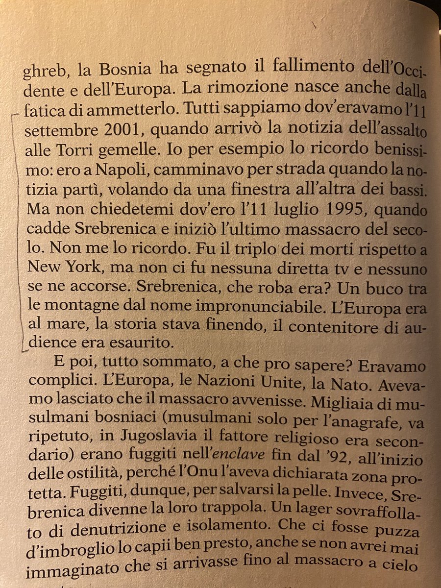 FrankyTraboda's tweet photo. #sebrenica
11 luglio 1995
Tratto da: “Maschere per un massacro” di Paolo Rumiz https://t.co/WT8YqCK4YZ