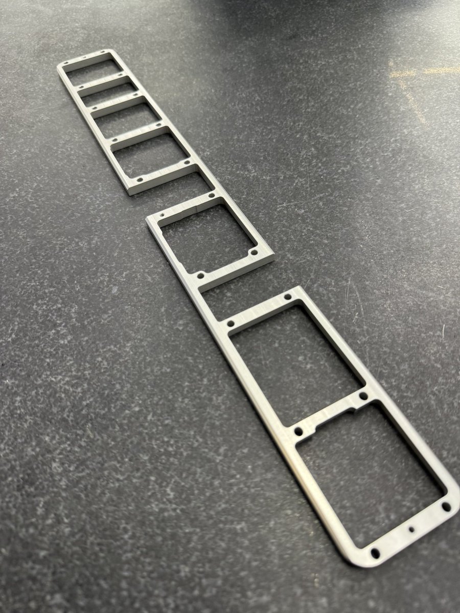 SMB_Dan's tweet image. Does anyone need/know anyone that needs custom PCB frames? Some examples of what we make below: