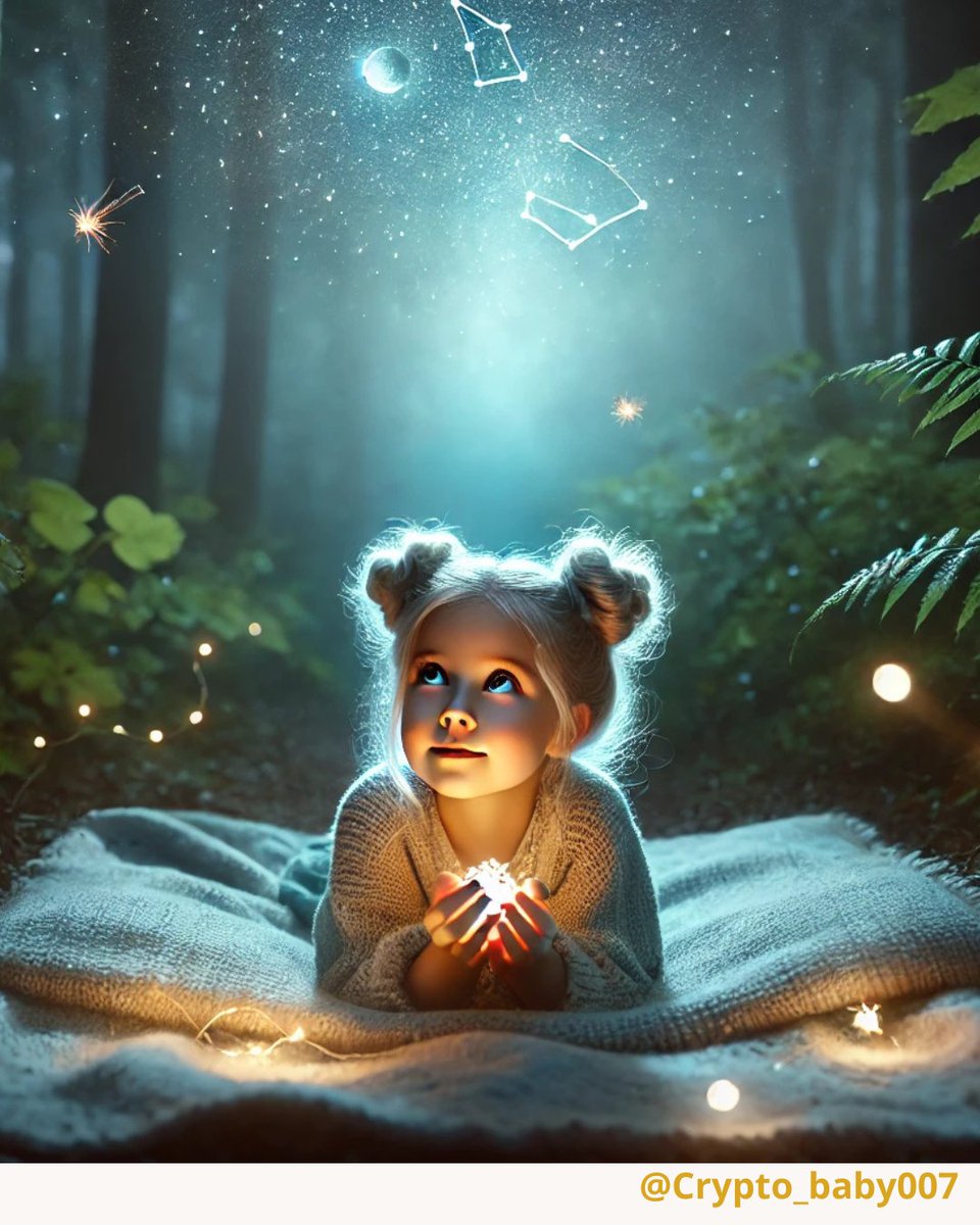 Crypto_baby007's tweet photo. 🌙 Saturday Night
“Starlight Quiet”
Sweet dreams 😴
Some nights don’t need words.
Just stars, a breath,
and something small that glows back.
#CryptoBaby
#goodmorningX
#SaturdayStars
#QuietMagic https://t.co/7dDjEBYZnS