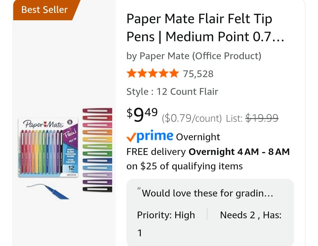 A little sprinkle here, a little sprinkle there—hopefully everyone's wishlist gets sprinkled! 🎁✨ 
Drop them below so I can spread the wishlist joy. Thanks again to so many donors supporting some incredible educators! 🫶🏼🙌🏼😊 #clearthelist
amazon.com/hz/wishlist/ls…