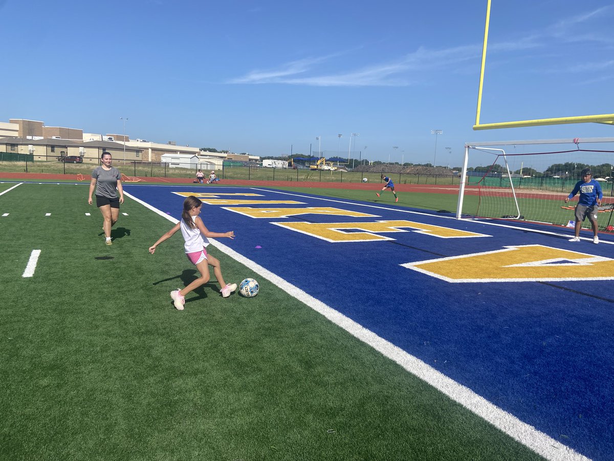 LsoccerC's tweet photo. Kicked off the weekend with our 1st Annual Boys &amp; Girls camp! Our future Patriots &amp; Lady Patriots had a blast and grew today!⚽️

Can’t wait to do this again next summer!
#WeAreLC #HTT #PatriotPride #PatriotGrit https://t.co/NE8uF1B4NN