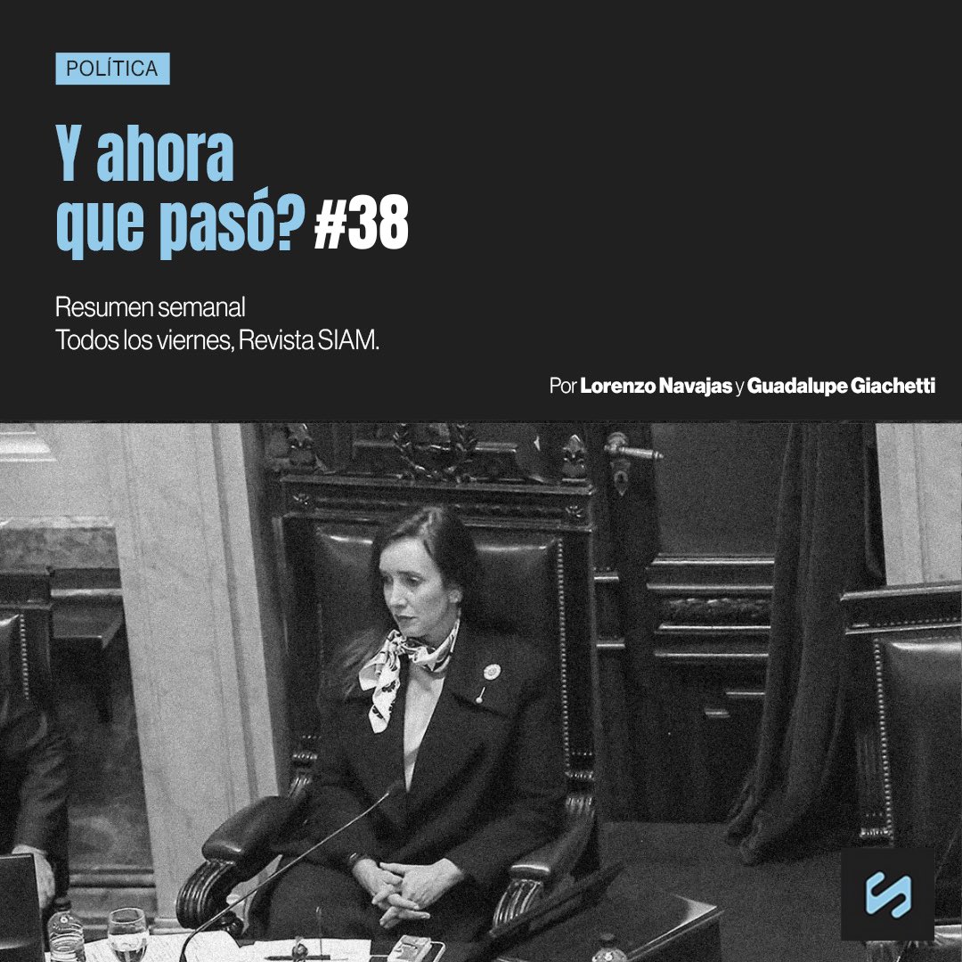 Esta semana vimos las consecuencias del fuck around and find out en el Senado.  En la Provincia todos los que venían insultándose terminaron abrazados en el cierre de alianzas: aplica para todos los partidos.

Por <a href="/Bladifiquese/">Fedaykin</a> y <a href="/guadigiachetti/">guadi🌞</a> 
siamrevista.com/y-ahora-que-pa…