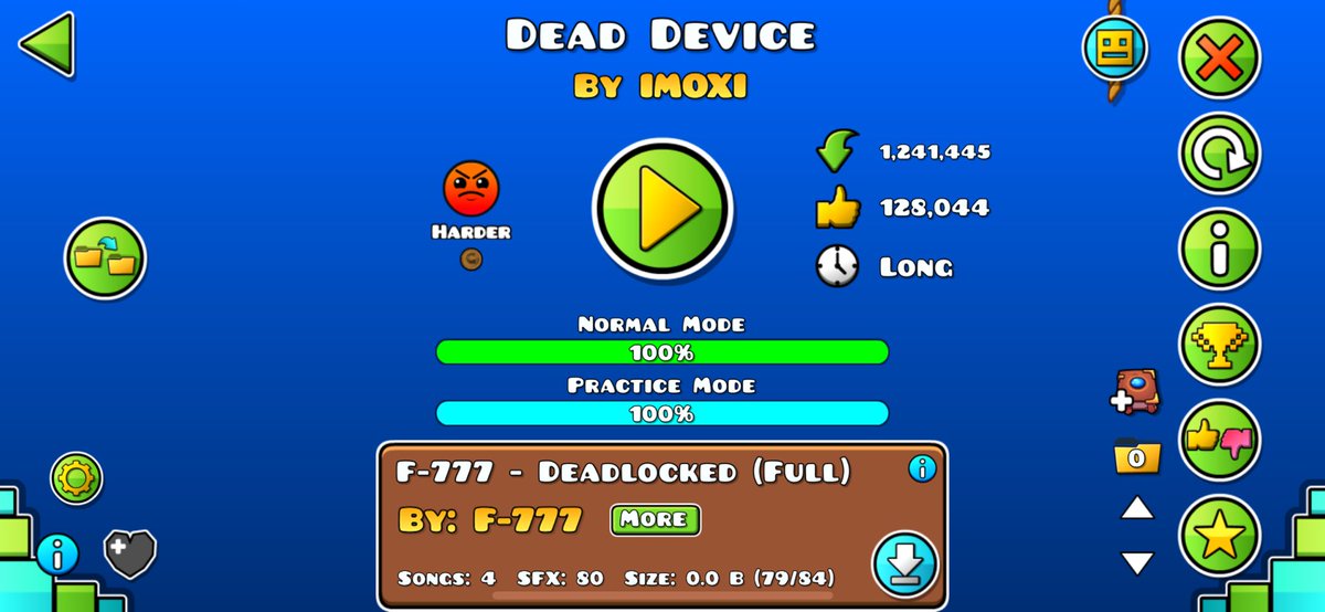 I love how robtop just completely forgot to rate this level