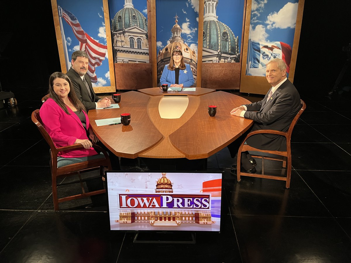 IowaPress's tweet image. The World Food Prize leader is familiar with agriculture in IA &amp;amp; around the world. Gov Tom Vilsack is our guest. Joining Radio IA&apos;s @okayhenderson are the Gazette&apos;s @ErinDMurphy &amp;amp; DMReg&apos;s @brianneDMR Watch tonight online anytime at iowapbs.org/shows/iowapres…