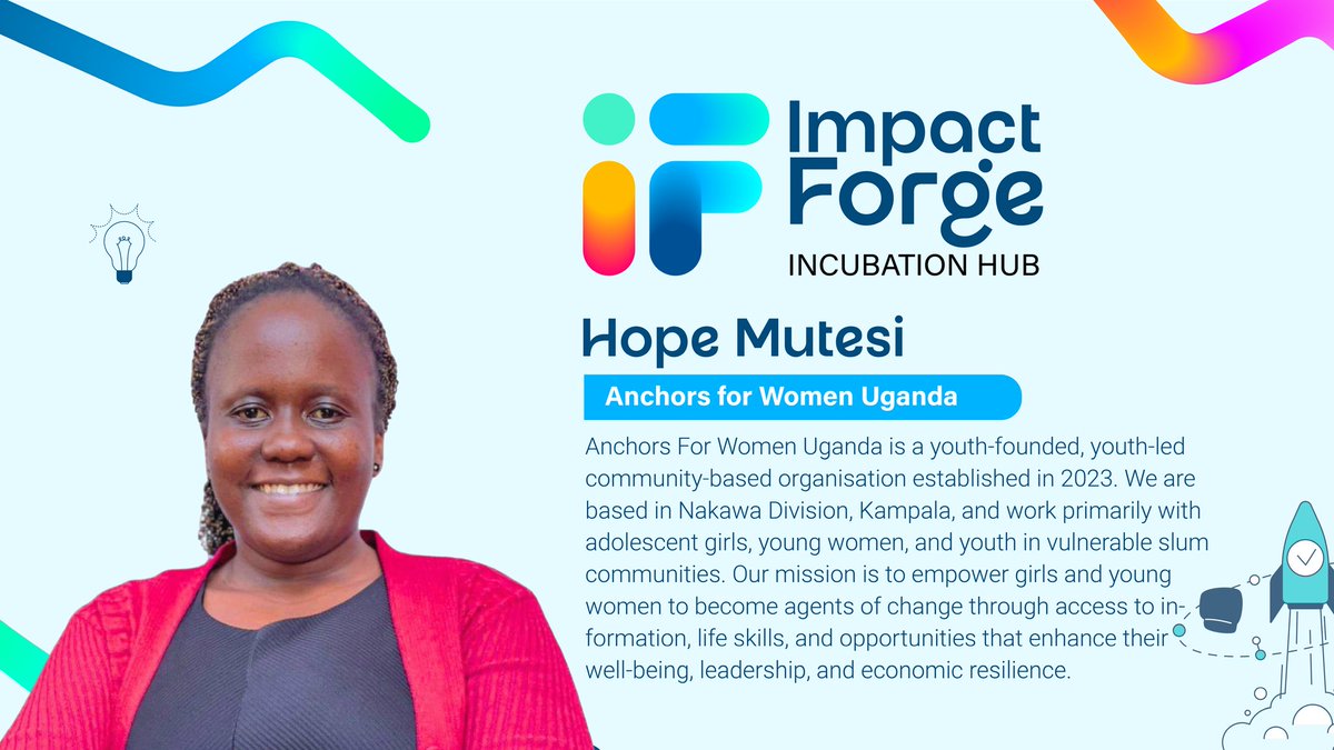 Anchors For Women Uganda (AWU) (@anchorsforwomen) on Twitter photo We are thrilled to join the pioneering 1st cohort of the #ImpactForge Incubation Hub Program by <a href="/reachahand/">Reach A Hand Uganda</a> .
This opportunity strengthens our mission to amplify grassroots solutions that empower #women, #girls, and communities to thrive.
Together, we forge impact that lasts. We are thrilled to join the pioneering 1st cohort of the #ImpactForge Incubation Hub Program by <a href="/reachahand/">Reach A Hand Uganda</a> .
This opportunity strengthens our mission to amplify grassroots solutions that empower #women, #girls, and communities to thrive.
Together, we forge impact that lasts.