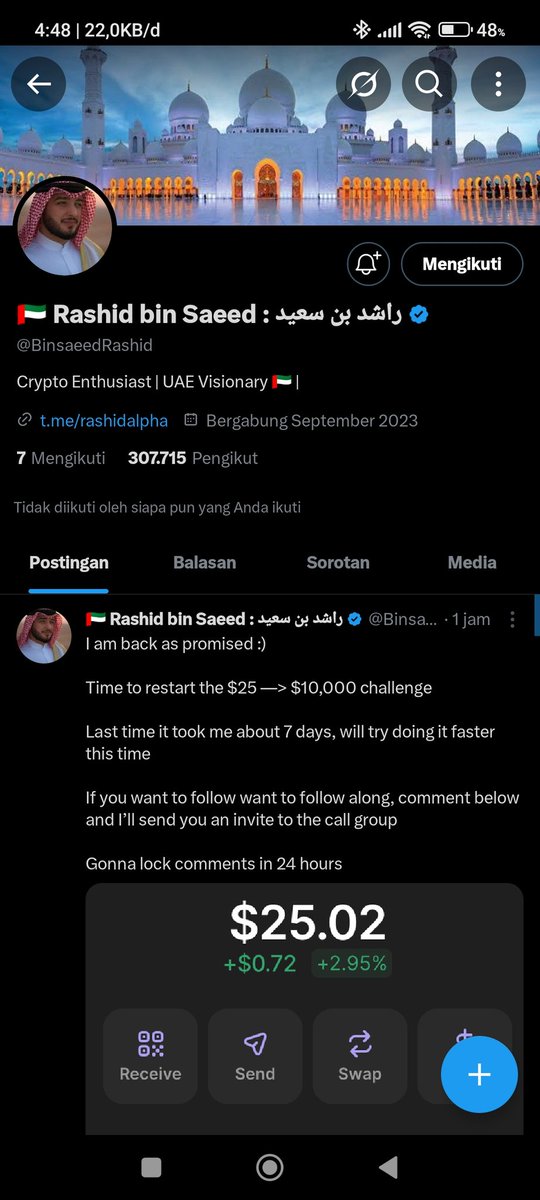 vickyluck8's tweet photo. @BinsaeedRashid Done sir https://t.co/YoExh6rzUi