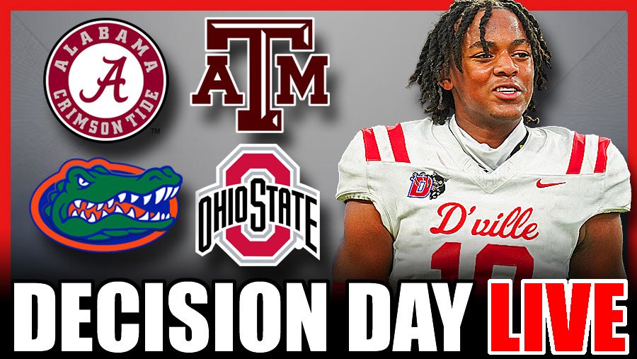 The Voice of College Football Network (@thevocfb) on Twitter photo KJ Ford Commitment Watch Party / Alabama, Florida, Ohio State, Texas A&M REACT LIVE w/ <a href="/JacksonVOCFB/">Jackson Johnson</a> <a href="/LeeAnnHerringRW/">LeeAnn Herring</a> <a href="/Buckeye_Gaddy/">Garrison 🗣️🎙️🌰⚓️</a> <a href="/CameronOhnysty/">Cameron Ohnysty</a> <a href="/TorresKannon/">Kannon Torres</a> & <a href="/twhit4gat0r/">Tyler Whitfield</a>
youtube.com/live/b_B_5rXCD… KJ Ford Commitment Watch Party / Alabama, Florida, Ohio State, Texas A&M REACT LIVE w/ <a href="/JacksonVOCFB/">Jackson Johnson</a> <a href="/LeeAnnHerringRW/">LeeAnn Herring</a> <a href="/Buckeye_Gaddy/">Garrison 🗣️🎙️🌰⚓️</a> <a href="/CameronOhnysty/">Cameron Ohnysty</a> <a href="/TorresKannon/">Kannon Torres</a> & <a href="/twhit4gat0r/">Tyler Whitfield</a>
youtube.com/live/b_B_5rXCD…