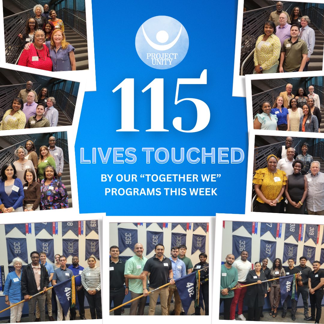 This week, our ‘Together We’ programs transformed 115 lives, showcasing the strength of unity. Join us at projectunity.net to make a difference 💙

#projectunity #togetherwedine