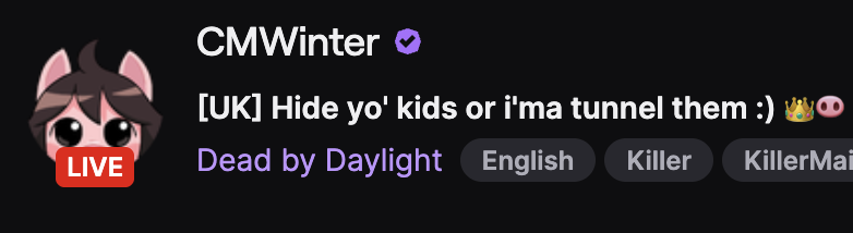 another absolutely normal title from the absolutely normal man :)