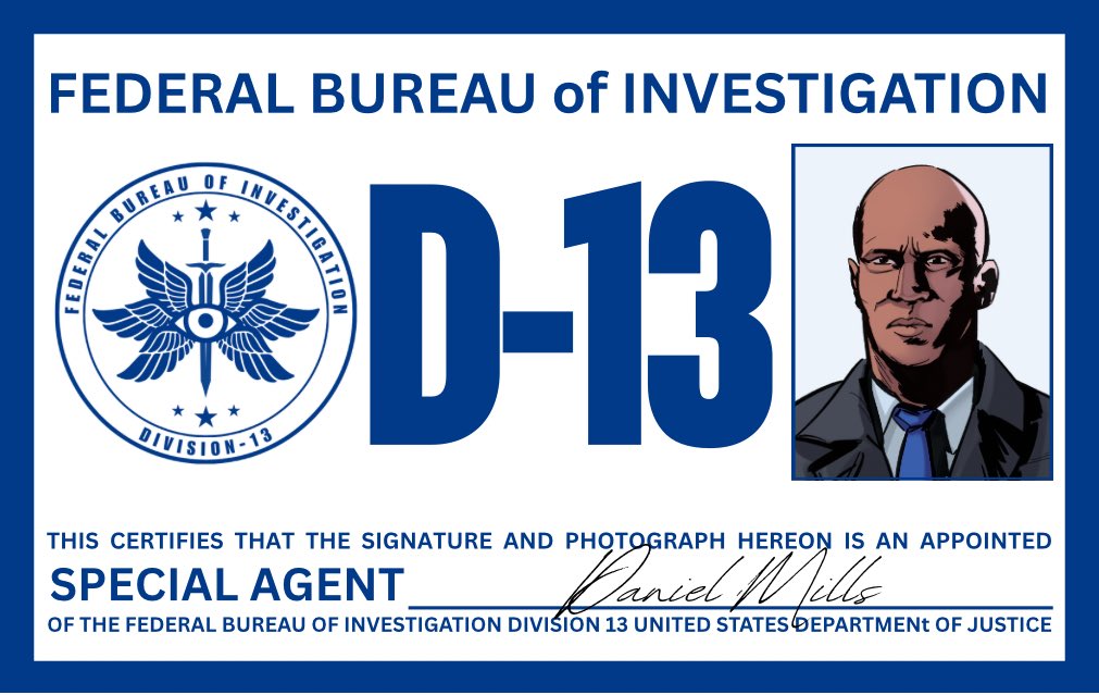 ComicsIronclad's tweet image. The Warden Issue 4 is closing in on 70%, let’s get to 100% by the end of the week. Today we’re featuring a special immersive add-on in the IMMERSIVE BUNDLES on the Kickstarters: The Division 13 Agent Badges of Agents Mills’ and Hitch’s. We had a lot of fun making these.…