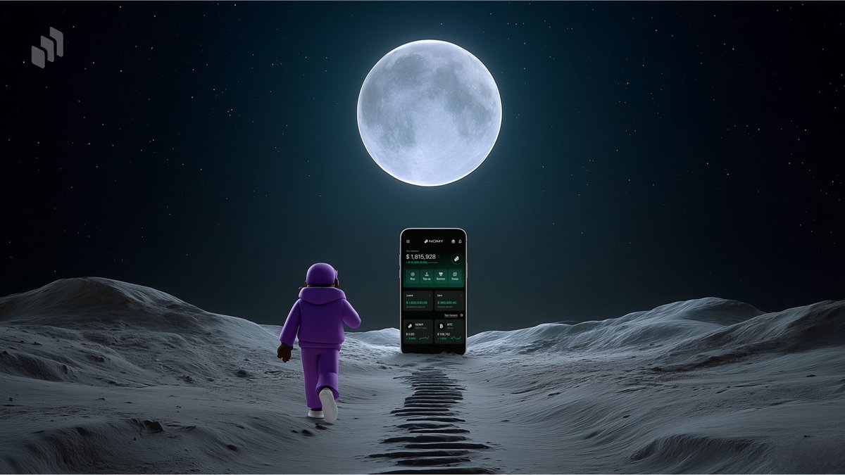 NomyFinance's tweet image. The moon&apos;s just the beginning 🌕