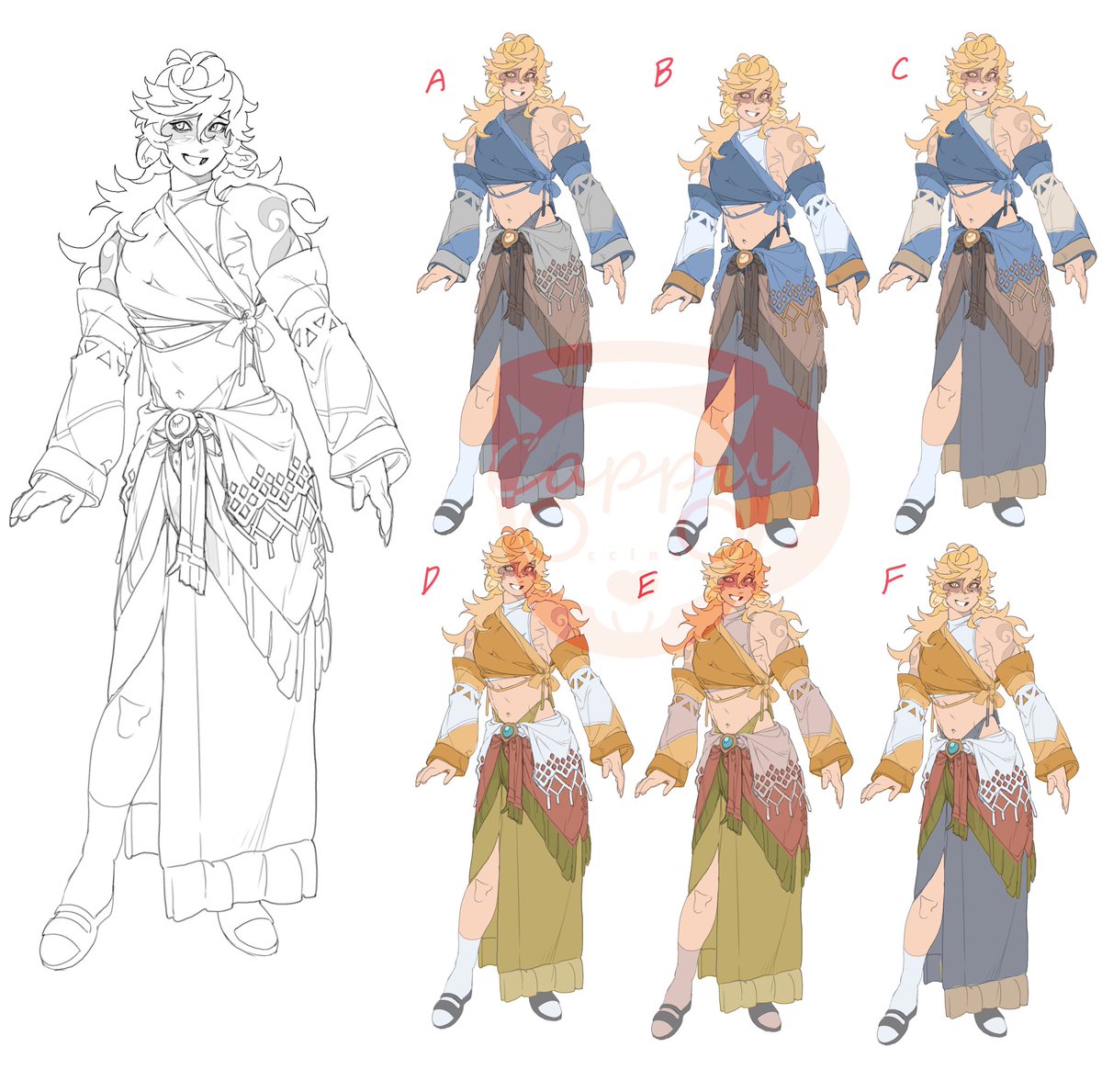 Cappu_Ccin03's tweet image. Color schemes for an upcoming painting im working on