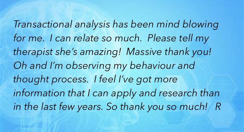 breakthru CIC (@breakthrucic) on Twitter photo Powerful feedback from a Talking Therapy client who worked with one of our Beyond Blue therapists around Transactional Analysis. .
<a href="/commsinsync/">Communities in Sync</a> <a href="/BlackCountryMH/">Black Country Mental Health</a> Powerful feedback from a Talking Therapy client who worked with one of our Beyond Blue therapists around Transactional Analysis. .
<a href="/commsinsync/">Communities in Sync</a> <a href="/BlackCountryMH/">Black Country Mental Health</a>
