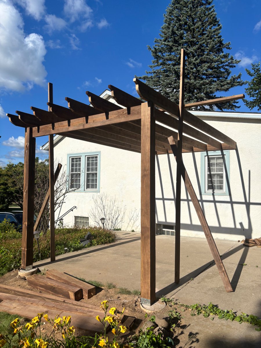 It’s a bit of a #HomeRenovation summer at my place. #HomeImprovement #patiodesign