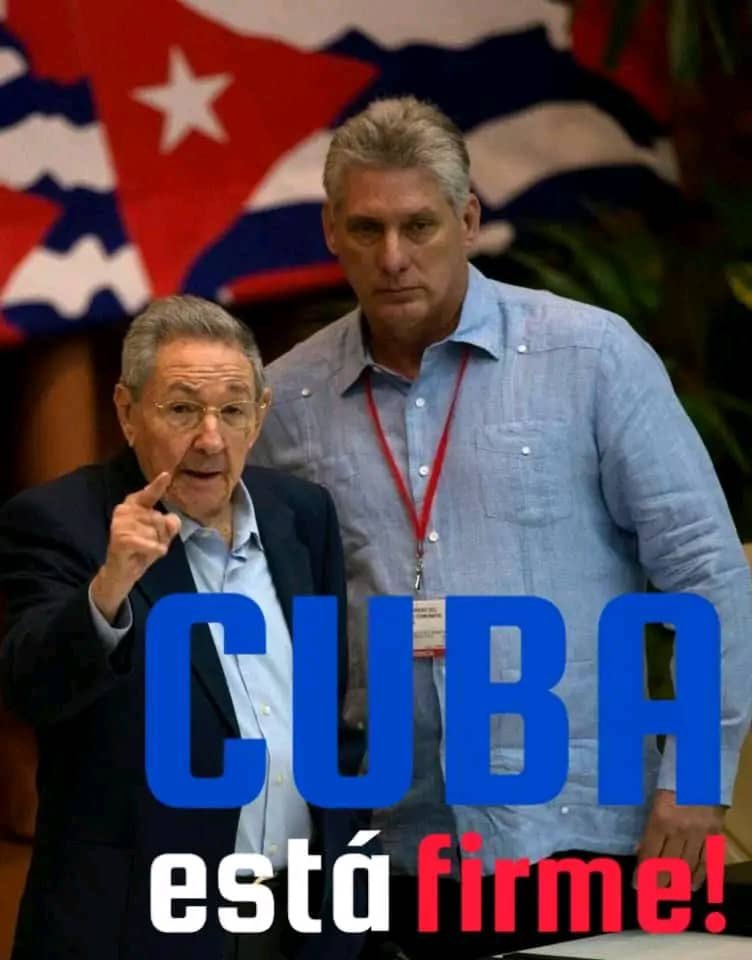 La decisión de #EEUU de sancionar al Presidente solo hace crecer nuestra admiración hacia su persona. 

Es un hombre que trabaja sin descanso por un pueblo tan indomable como él. 

Es la antítesis de quienes lo incluyen en otra lista ilegítima

#YoSigoAMiPresidente
#CubaEstáFirme