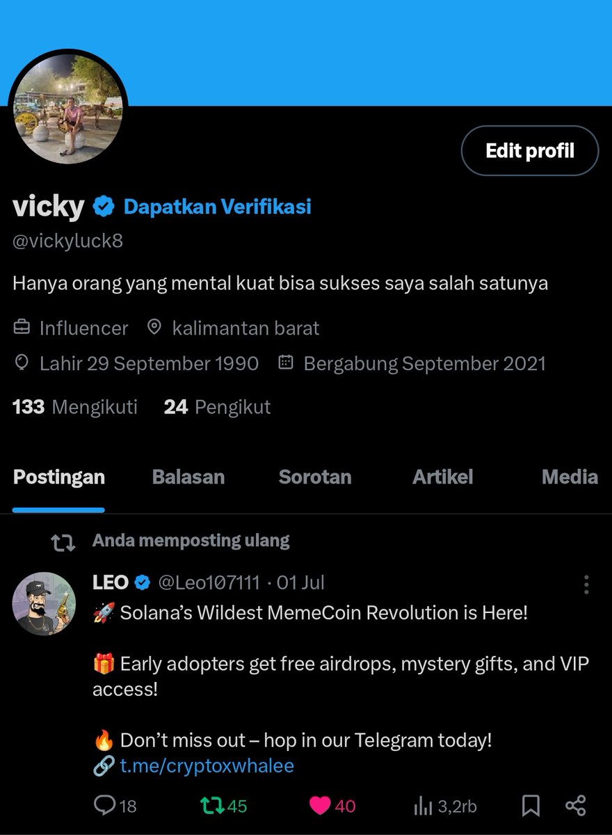 vickyluck8's tweet photo. @Leo107111 Done sir https://t.co/eWMqRJucZn