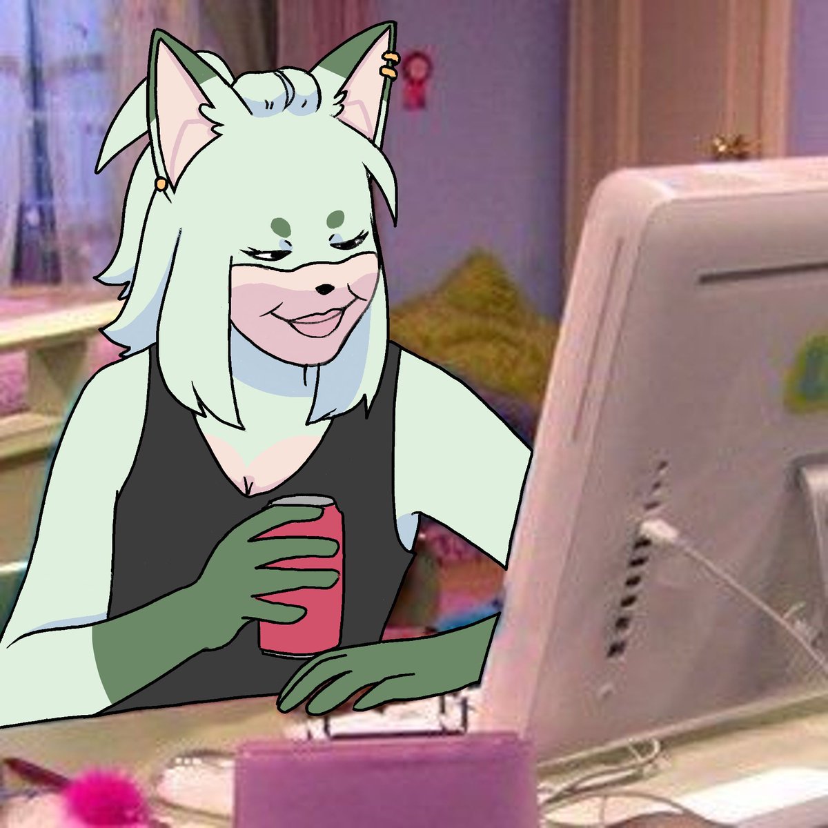 nube_v1's tweet image. No motivation for life lead me to making curis