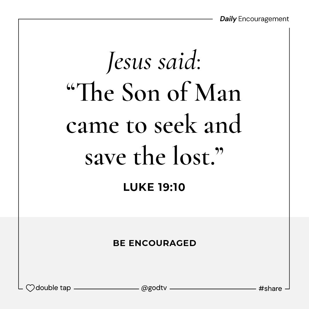 GODTV's tweet photo. Lost? He’s not mad—He’s on a rescue mission. 🧭❤️
“The Son of Man came to seek and save the lost.”
Jesus doesn’t give up—He shows up.
👉 Watch now on GOD TV+: https://t.co/CNqgJIjV6K
#GODTV #SeekAndSave #JesusRescues #FoundInChrist https://t.co/MbvAkwwxfu