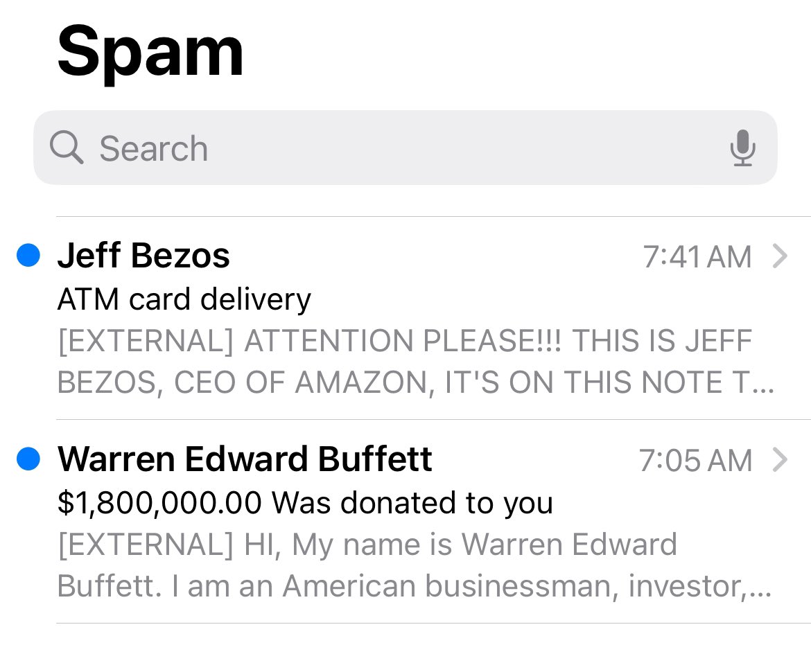 Strong 40mins in my inbox this morning … thanks Wazza and Jeff 😂