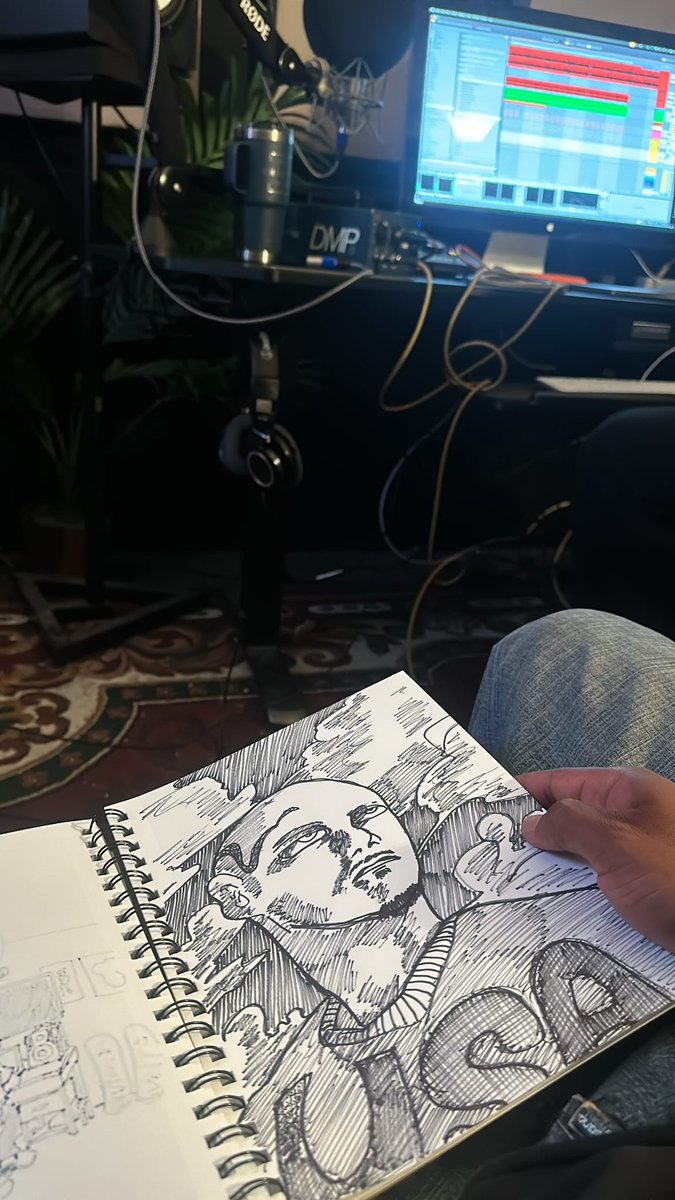 keshore_'s tweet image. Finna draw in every session till the albums done