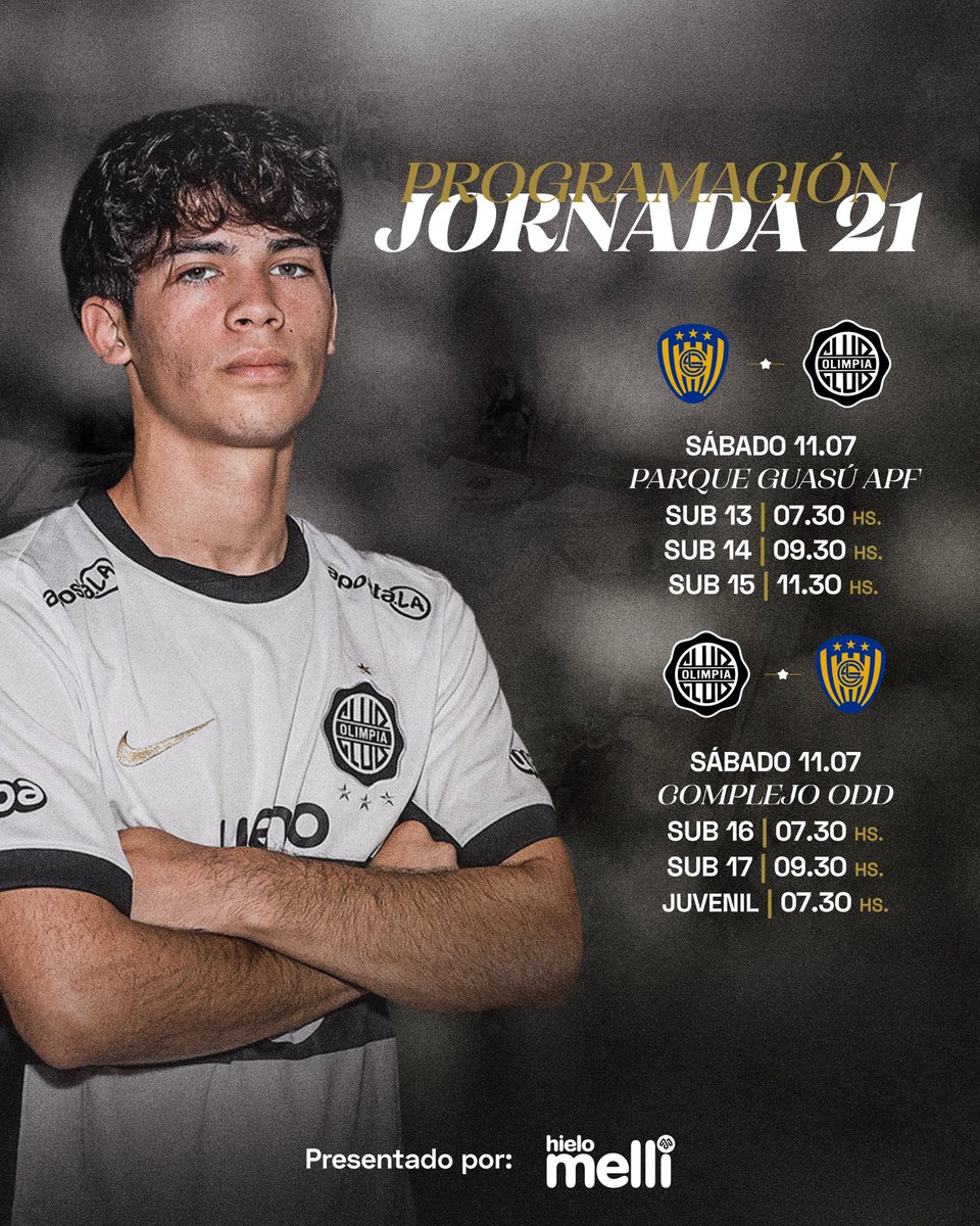 FormativasO's tweet image. ✅️ Todo listo.
📆 Damos a conocer nuestro calendario de encuentros para medir a Sportivo Luqueño por el Torneo Anual 2025.
¡Vamos, Decano! ⚔️
#SoyDelOlimpia ⚪️⚫️⚪️