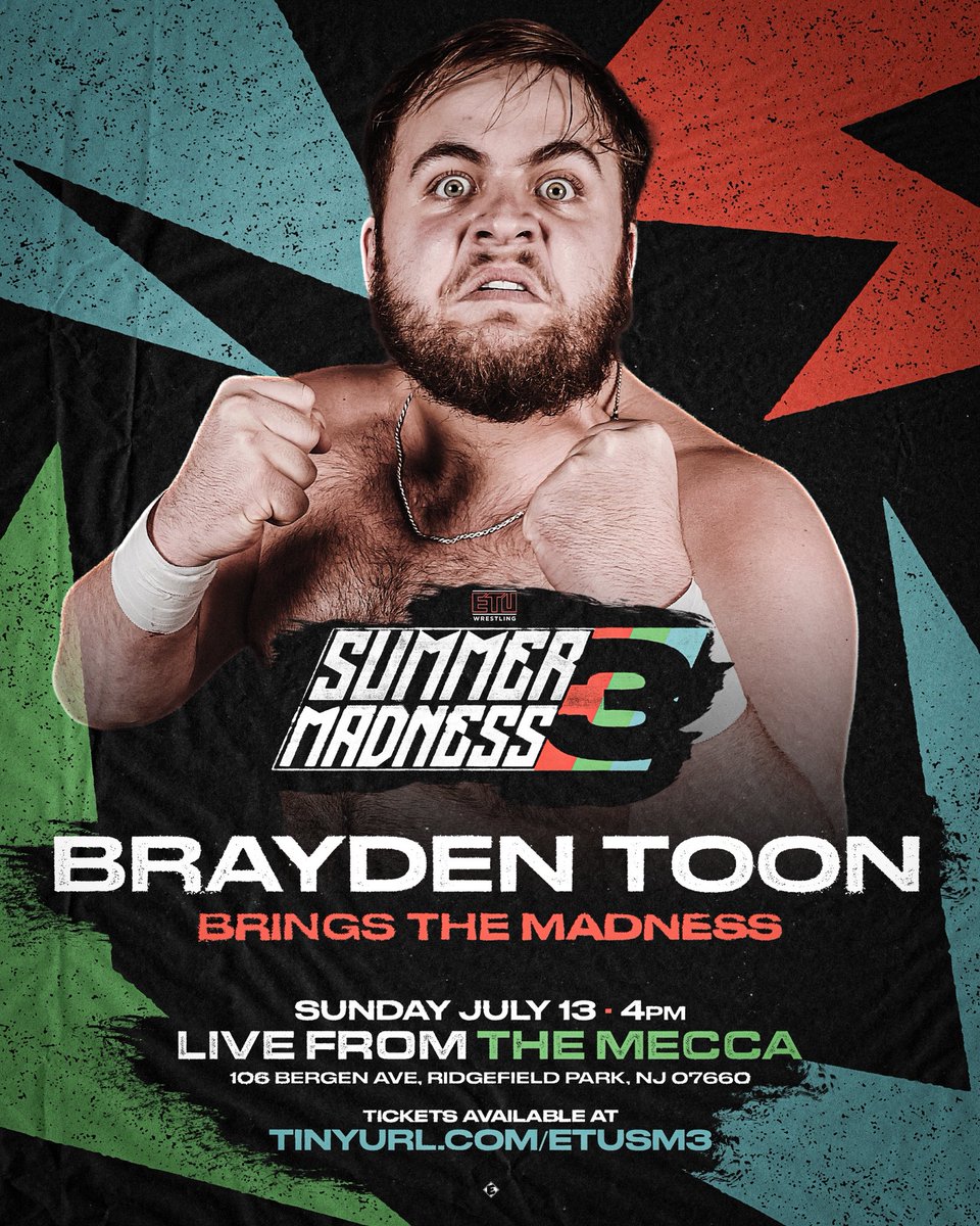 Sunday 7/13
<a href="/ETUwrestling/">ETU Wrestling</a> 
Live on <a href="/indiewrestling/">IWTV</a>
