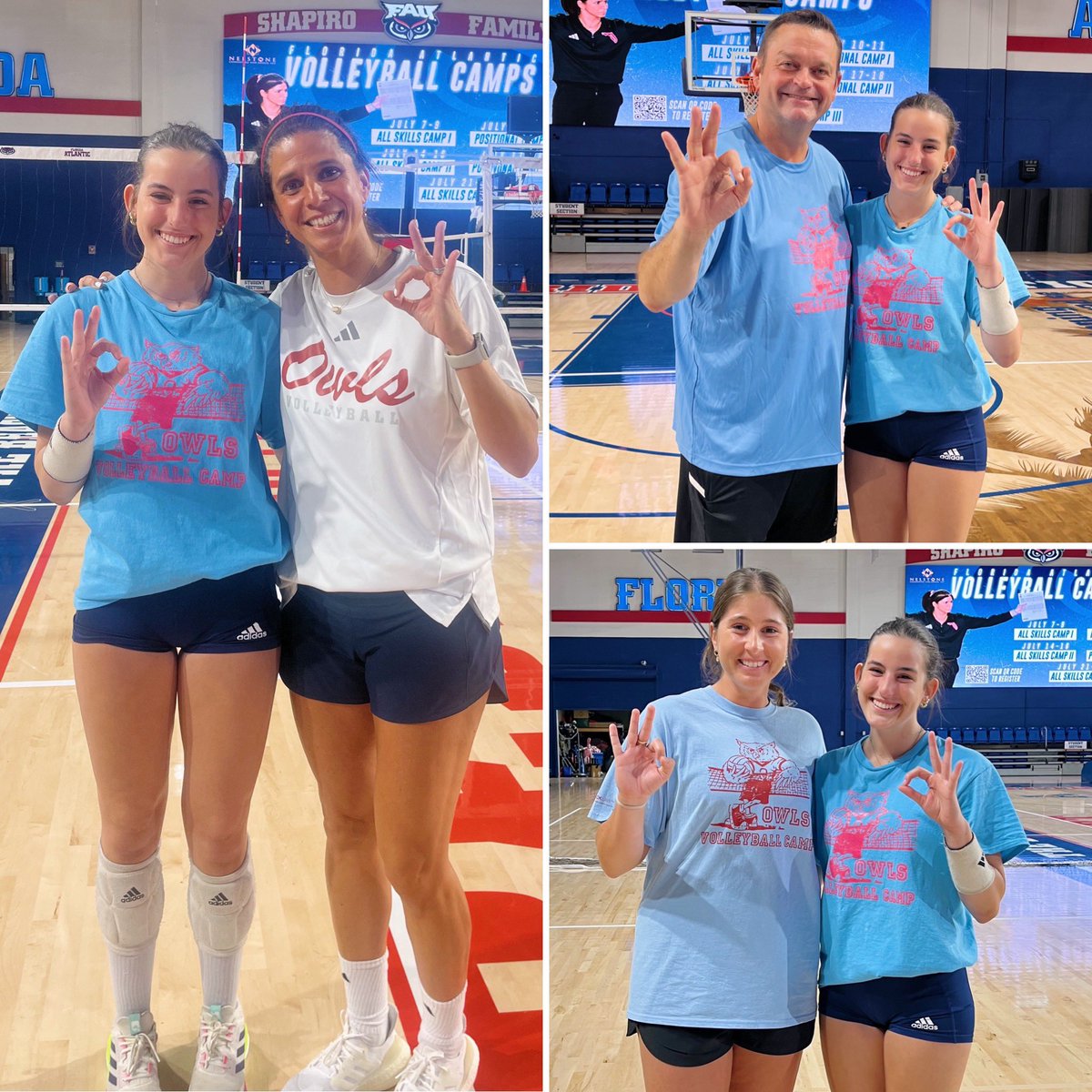 Thank you Coach Nelson, Coach Amshoff, and Coach Pearlman for the invite to <a href="/FAUVolleyball/">Florida Atlantic Volleyball</a>’s elite camp! Loved the personalized coaching and focused drills on both days!