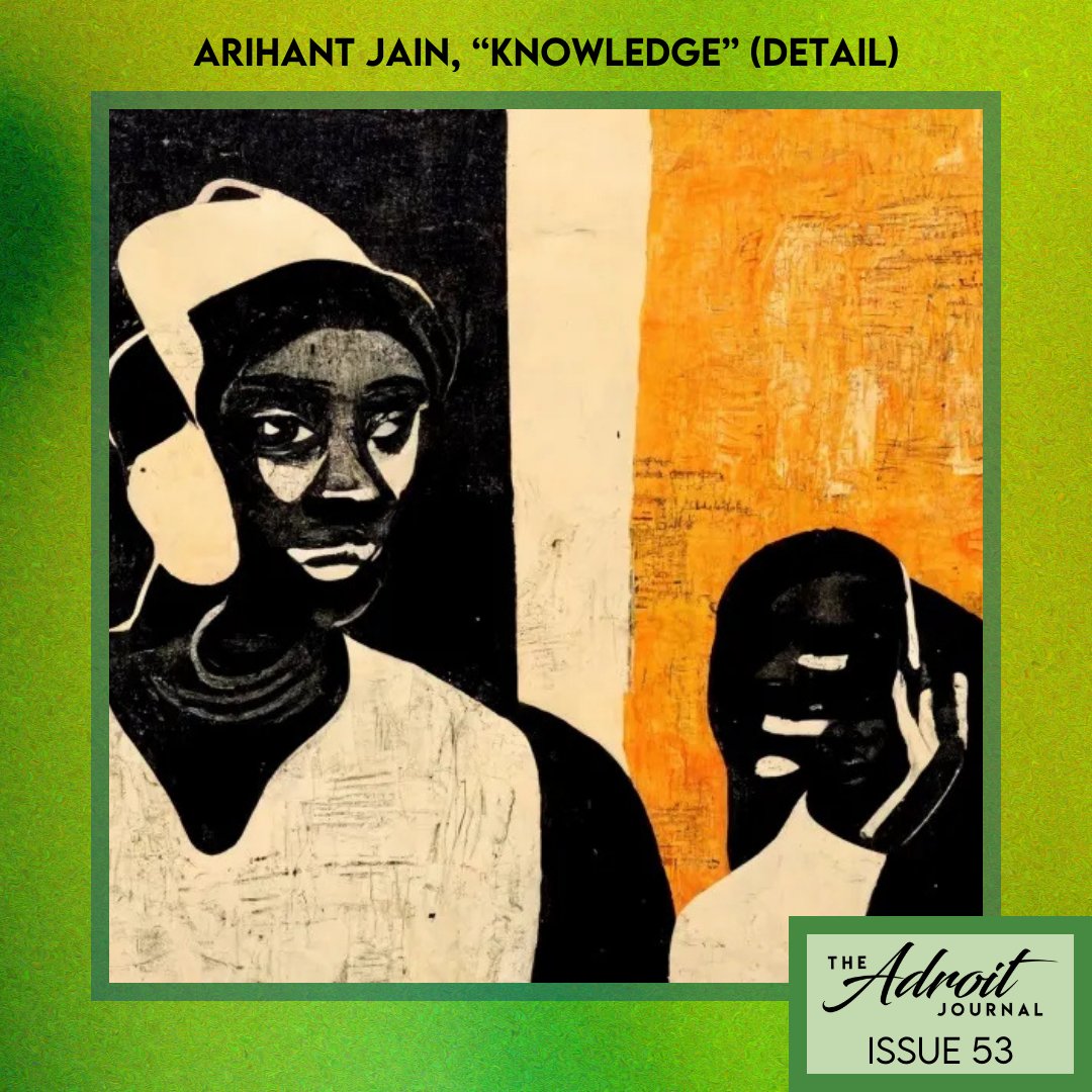Here's a close-up of Adroit Mentorship grad Arihant Jain's "Knowledge," featured in Issue 53.
