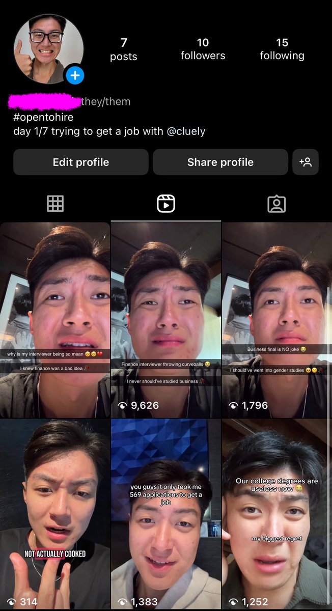 SigmaMino's tweet image. 0 to 10k followers DAY 2 UPDATE…
WE HIT 10 FOLLOWERS!! 😤😤😤
First vid to hit 9K views 🤯
We speedrunnin dis shi frrrr 😭