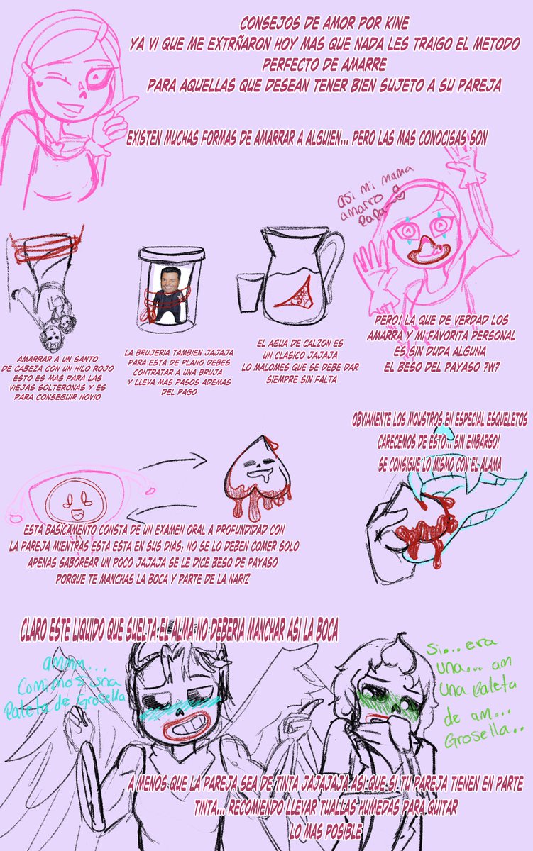 Yolimoon01's tweet photo. No me juzguen solo me dio risa pensar en eso tipos de amarre jajajaja
Y tambien exponer a los niños jajaja no se si ink o sus hijos puedan dejar asi manchada la cara pero da risa pensar que si #underhope #kinesans #sansoc https://t.co/55cPhi5O4M