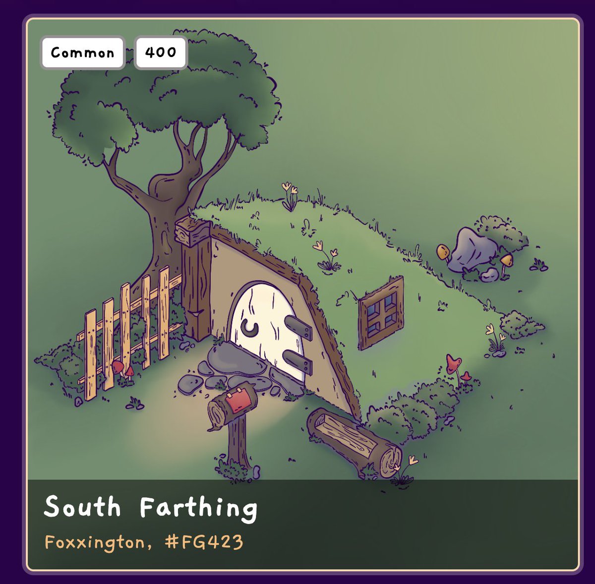 HurdyKirk's tweet image. Pro tip for @FamousFoxFed: Always check a den's power trait before you buy it. You get 1/10th that many power points added to your foxes when you go on a mission. This den was floor price but has 400 power! It was a steal!