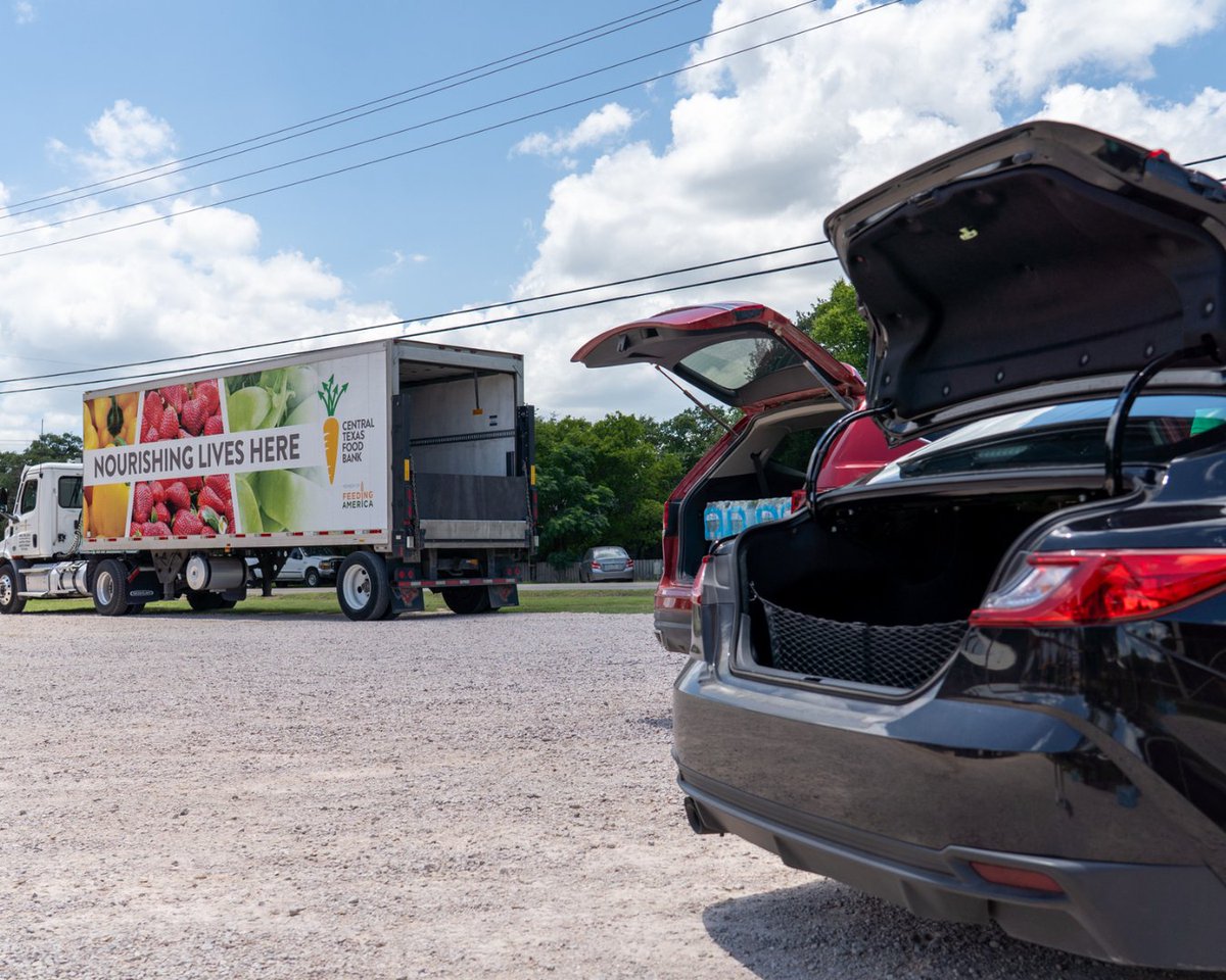 Today we brought emergency food relief to Bertram. More distributions are planned in Llano, San Saba, Williamson and Travis counties as we continue responding to urgent community needs. Read more: bit.ly/4nPj03u 

#CentralTexasFoodBank #CTFB