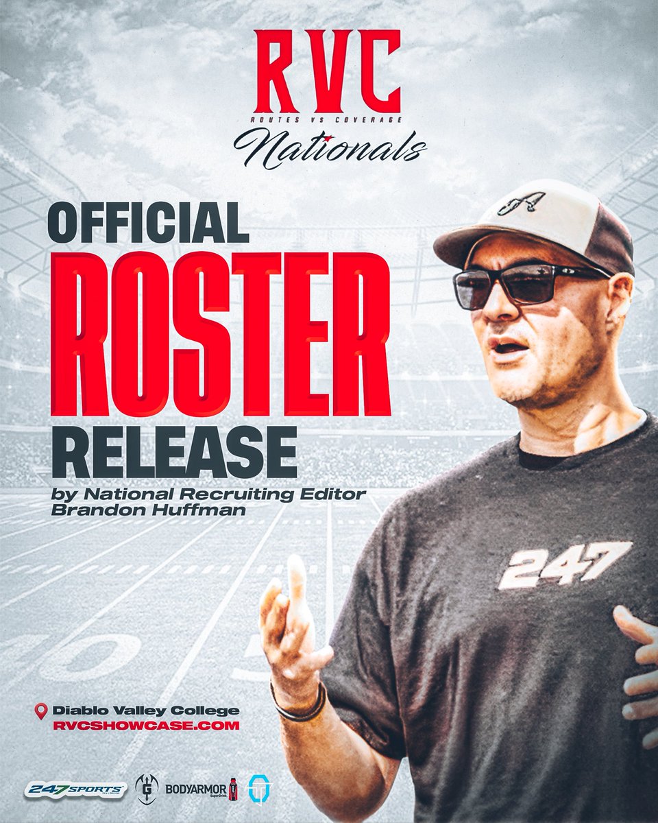 THE RVC SHOWCASE (@rvcshowcase) on Twitter photo Official RVC Nationals roster published by @247sports National Recruiting Editor <a href="/BrandonHuffman/">Brandon Huffman</a>.
Article: 247sports.com/article/2025-r…
#rvcnationals | #thenatty Official RVC Nationals roster published by @247sports National Recruiting Editor <a href="/BrandonHuffman/">Brandon Huffman</a>.
Article: 247sports.com/article/2025-r…
#rvcnationals | #thenatty
