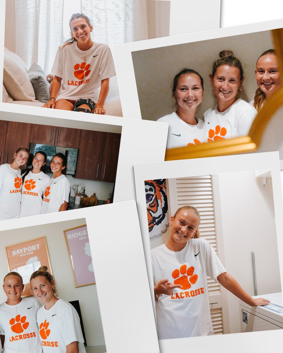 ClemsonWlax's tweet image. There’s something special in these hills 💜🧡 Welcome 🏠 freshman!!