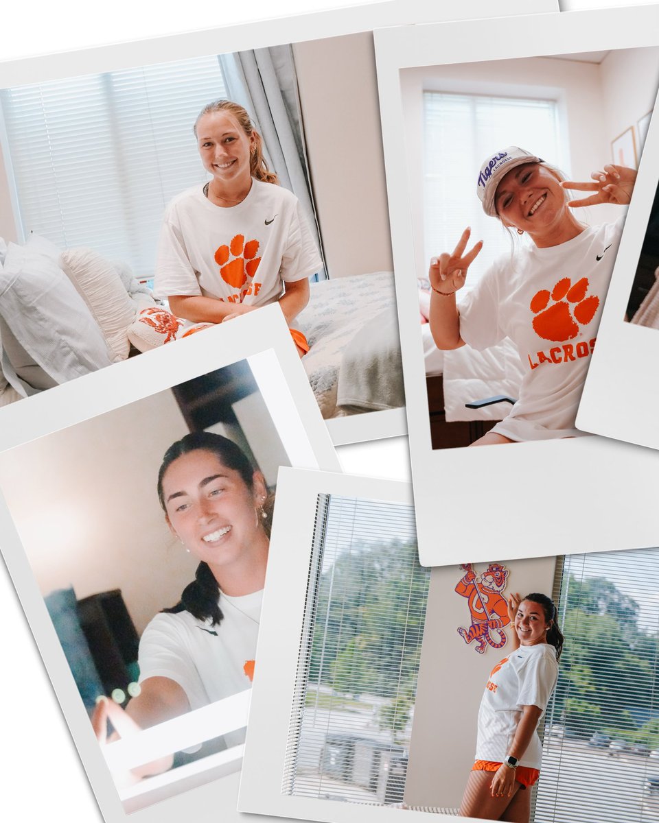 ClemsonWlax's tweet image. There’s something special in these hills 💜🧡 Welcome 🏠 freshman!!