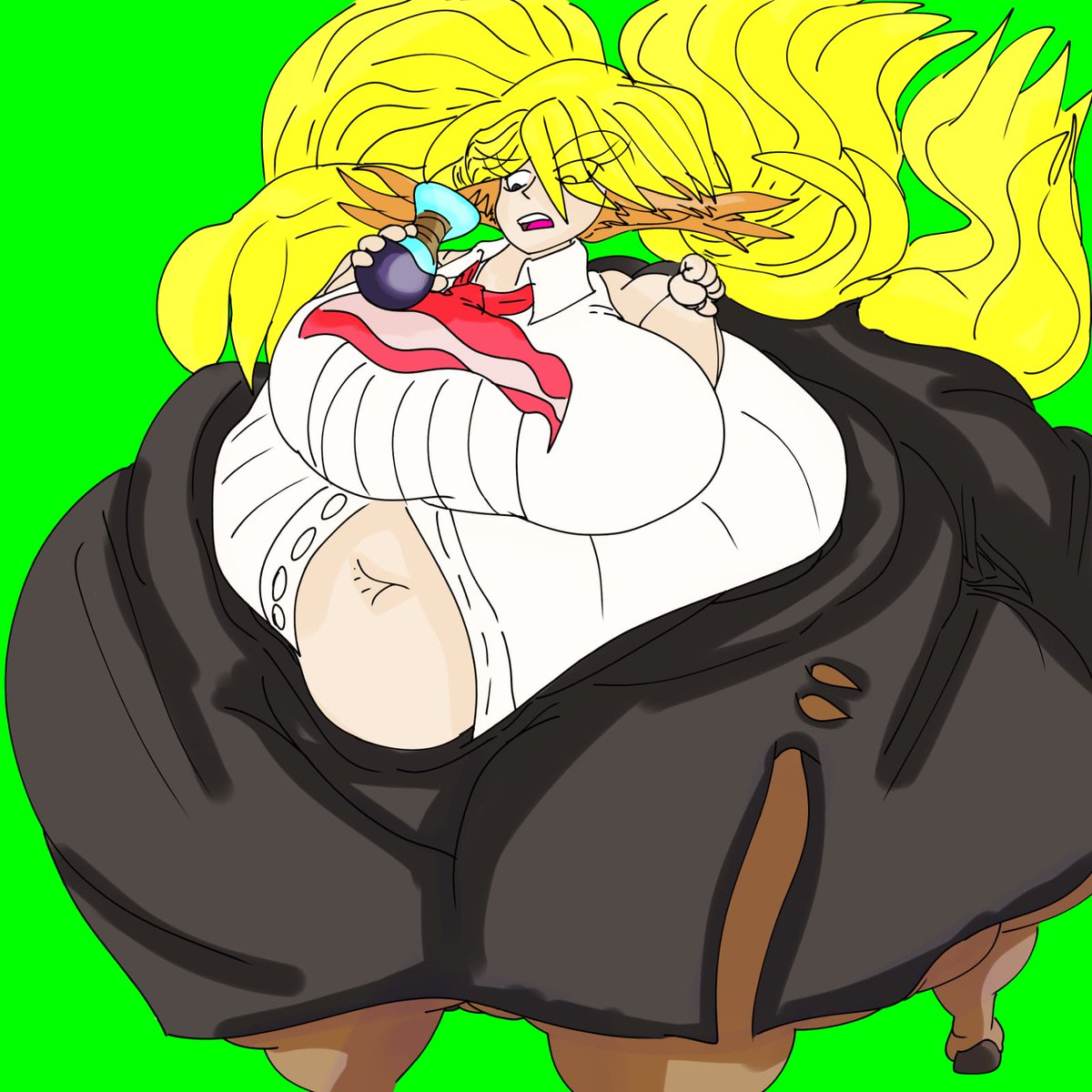 mxzlnesarts's tweet photo. "This potion tastes kind of weird..."
Which one will be inflated next? 🤔🫐
#BodyInflation 
#BlueberryInflation  
#CentaurInflation  
#MonsterMusume  
#Centorea  
#ExpansionArt  
#JuicyInflation  
#InflationFetish  
#FetishArt  
#InflationCommunity https://t.co/vnHnosF7lg