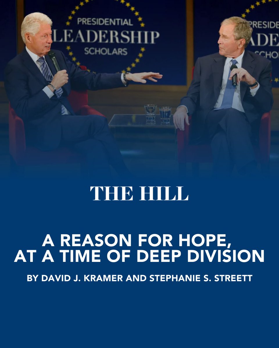 PLSprogram's tweet image. 77 percent of Americans say the issues that divide us are a serious threat to the future of our democracy.
Read how nearly 600 Presidential Leadership Scholars are giving hope and inspiration that our common humanity can prevail: thehill.com/opinion/white-…