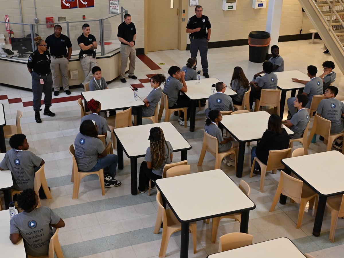 Yesterday, our high school participants in the Youth Police Academy spent the day exploring key areas of public safety operations across Gwinnett County. 

They toured Police Headquarters, CSI, the 911 Center, and the Situational Awareness and Crime Response Center, gaining
