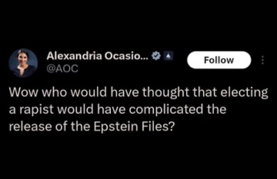 Pismo_B's tweet image. Should President Trump Sue Cowfart Cortez for DEFAMATION??