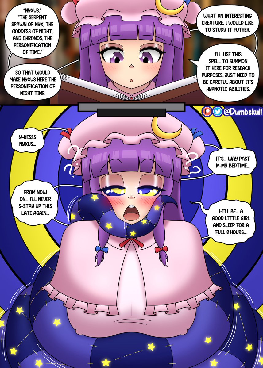 Study Session Before Bed~ 🐍🌀😴
(See alts on the 🅿️-site) 🤍

#PatchouliKnowledge #Touhou #TouhouProject #東方Project #Hypnosis #Hypnoart #Hypnokink #Mindcontrol #Oc #Ocart
