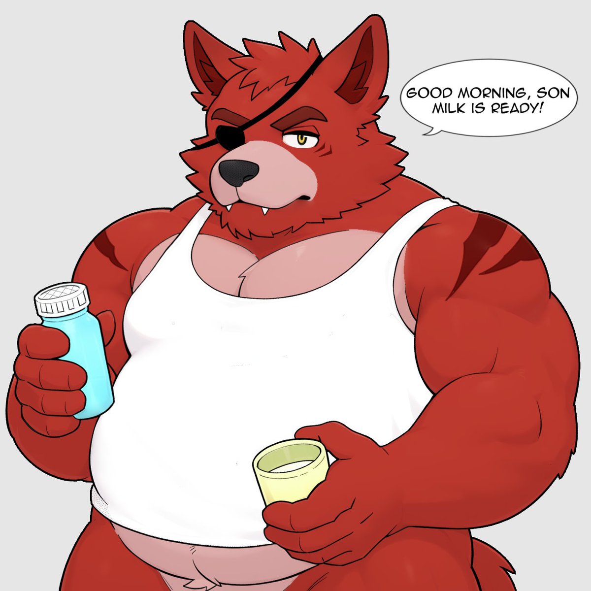 Want some milk? 🦊🥛