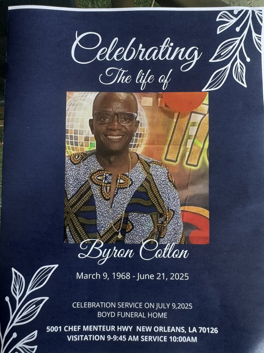 BCotlon's tweet photo. Hello everyone I know that I have been missing from social media for a while. This is due to my brother passing. I am truly trying to get back into serving my community. Please remember to spend as much time with (ALL) of your love ones https://t.co/TJ7EeU3zN0