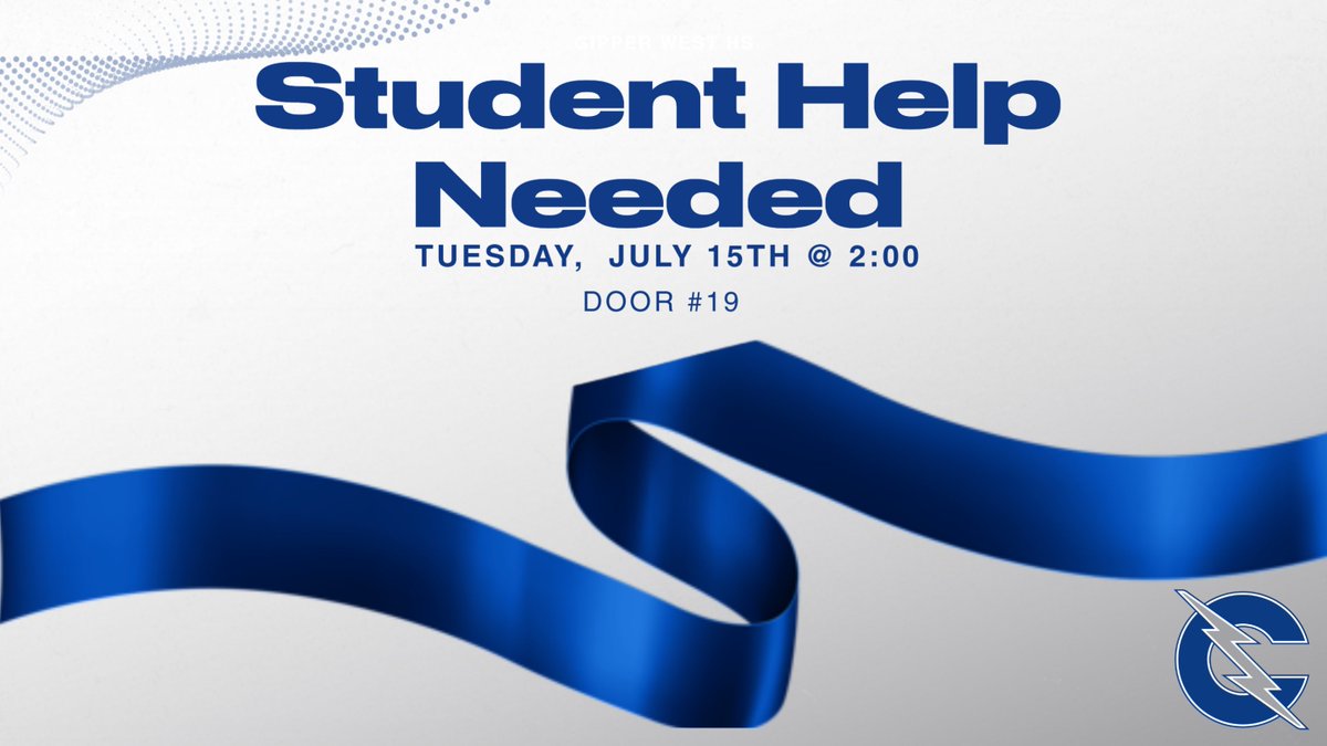 Carroll Chargers (@carrollchargers) on Twitter photo Need 15 students to help make a "music video" on TUES., JULY 15th @ 2:00 (door #19) to celebrate our new spaces at ribbon cutting ceremony.
Wear something Carroll.
Know the Carroll School Song by heart!
Will take approx. 1 hour
RSVP: dan.ginder@nacs.k12.in.us Need 15 students to help make a "music video" on TUES., JULY 15th @ 2:00 (door #19) to celebrate our new spaces at ribbon cutting ceremony.
Wear something Carroll.
Know the Carroll School Song by heart!
Will take approx. 1 hour
RSVP: dan.ginder@nacs.k12.in.us