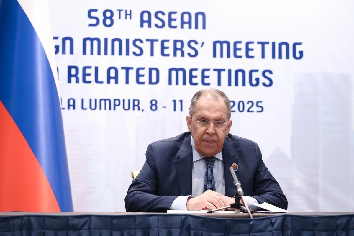 🎙 FM Sergey #Lavrov following #ASEAN Ministerials:

💬 All <a href="/ASEAN/">ASEAN</a> members and most partner countries, including Russia, expressed deep concern over the ongoing and worsening tragedy in the Palestinian territories.

t.me/MFARussia/25648