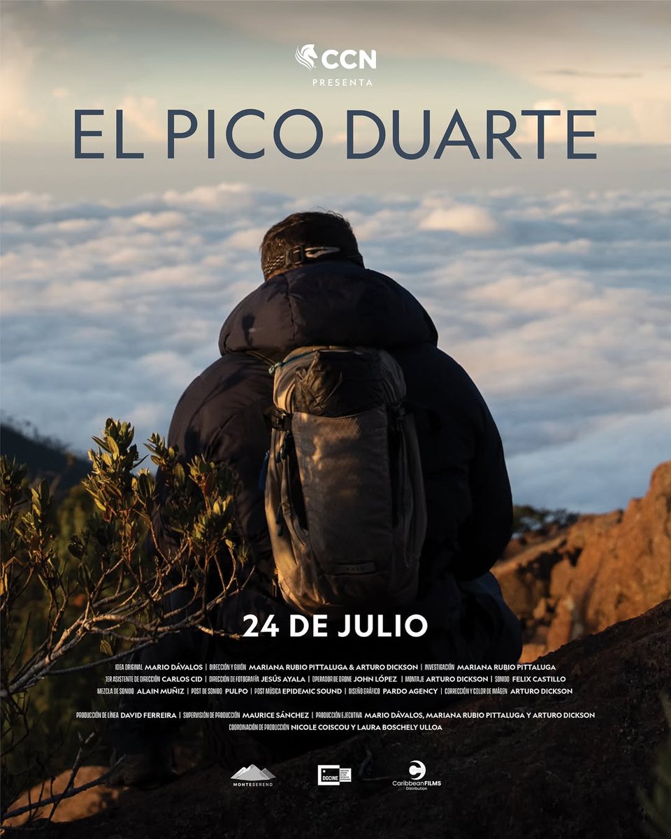 En el corazón de la Cordillera Central de nuestro país, el #PicoDuarte llama a los excursionistas a una búsqueda más profunda: paz, reflexión y una conexión con su esencia.

Estreno 24 de julio, disfrútala también en #FineArtsRD.🎬

#CineDominicano #CCLover #LaMagiaDelCine