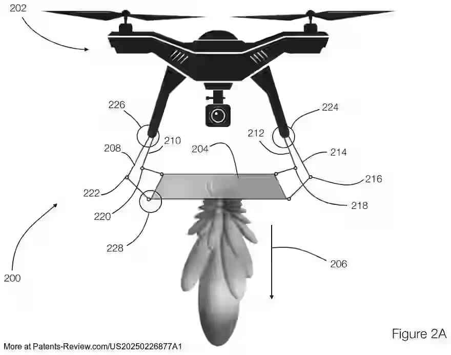 PatentPulse's tweet image. 🆕 Patent application #US20250226877A1 by #DellProducts explores enhancing radio coverage using a #SmartSurfaces assisted UAV with beamforming. 

The system includes a drone &amp;amp; a panel with a reconfigurable intelligent surface. Flexures control panel orientation, directing signals…
